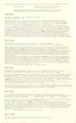 Printed flyer advertising a programme of ‘Classic Sci-Fi & Horror Movies’, January 29th-March 20th (1971), together with programme sheet.