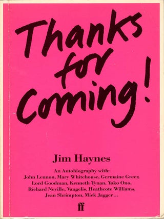 Item #40255 Thanks For Coming! The ARTS LAB, Jim HAYNES