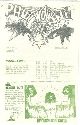 Item #40262 PHUN CITY PLANNIT No. 2 (July 26th, 1970