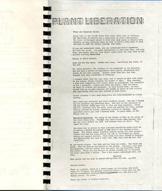 A group of documents relating to Free City, Heathcote Williams’s vision for a “New Jerusalem”, a commune of “high and happy people living in an atmosphere of spiritual, intellectual, emotional and sexual fluidity”, and the forerunner of the Republic of Frestonia.