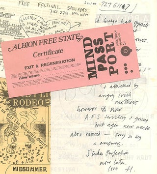 Item #40273 A group of four documents relating to the Meat Roxy, the former Royalty cinema and...