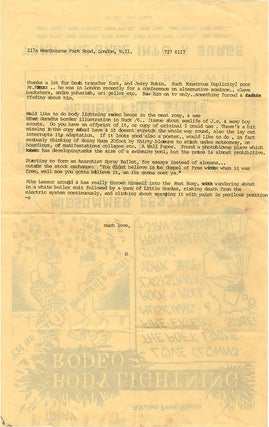 A group of documents relating to Albion Free State, Nicholas Albery and Heathcote Williams’s visionary concept of an alternative society.
