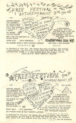 A group of documents relating to Albion Free State, Nicholas Albery and Heathcote Williams’s visionary concept of an alternative society.