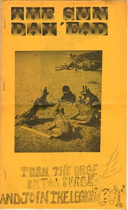 Item #40276 THE SUNDAY HEAD (London: August 1974) + two mimeographed flyers. Heathcote WILLIAMS