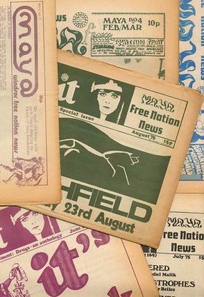 Item #40278 MAYA FREE NATION NEWS #1 & #3-7 (of seven issues published) + “The Movement of...