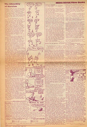 MAYA FREE NATION NEWS #1 & #3-7 (of seven issues published) + “The Movement of Movements”, a 6pp. foolscap mimeograph of Heathcote Williams’s uncredited lead article for the first issue, titled and annotated by him.