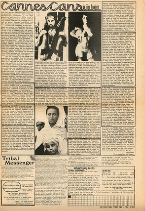 MAYA FREE NATION NEWS #1 & #3-7 (of seven issues published) + “The Movement of Movements”, a 6pp. foolscap mimeograph of Heathcote Williams’s uncredited lead article for the first issue, titled and annotated by him.