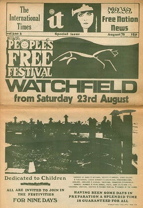 MAYA FREE NATION NEWS #1 & #3-7 (of seven issues published) + “The Movement of Movements”, a 6pp. foolscap mimeograph of Heathcote Williams’s uncredited lead article for the first issue, titled and annotated by him.