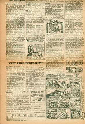 MAYA FREE NATION NEWS #1 & #3-7 (of seven issues published) + “The Movement of Movements”, a 6pp. foolscap mimeograph of Heathcote Williams’s uncredited lead article for the first issue, titled and annotated by him.