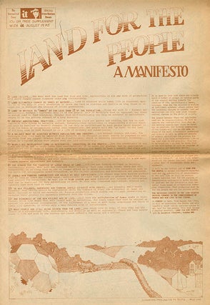 MAYA FREE NATION NEWS #1 & #3-7 (of seven issues published) + “The Movement of Movements”, a 6pp. foolscap mimeograph of Heathcote Williams’s uncredited lead article for the first issue, titled and annotated by him.