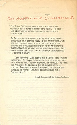 MAYA FREE NATION NEWS #1 & #3-7 (of seven issues published) + “The Movement of Movements”, a 6pp. foolscap mimeograph of Heathcote Williams’s uncredited lead article for the first issue, titled and annotated by him.