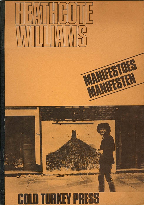 Item #40280 Manifestoes/Manifesten. Heathcote WILLIAMS.