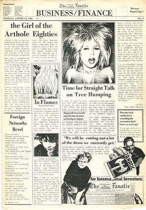 THE FANATIC #1-6 + issue #21/2 + The Fanatic off-print + The Fanatic Supplement (Bath/Amsterdam/Cambridge/London/Frankfurt: c. 1975-c. 1980) - all published.
