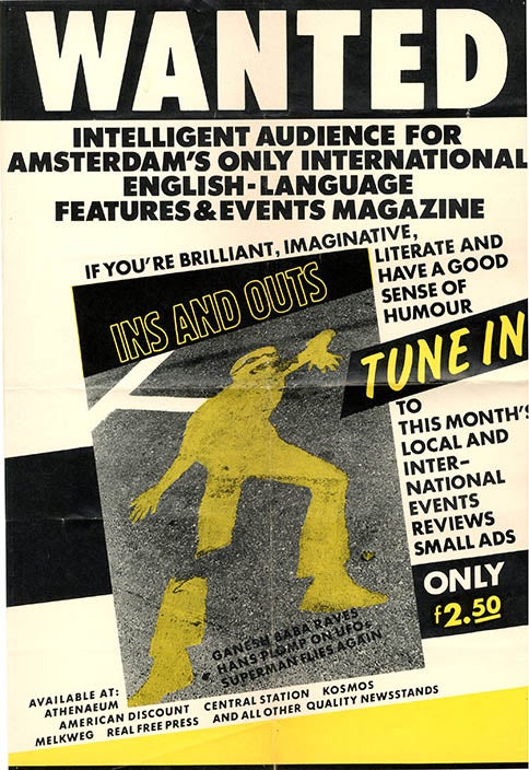 Item #40295 INS AND OUTS #1-5 (in 4) - all published (Amsterdam: June 1978 - July 1980).