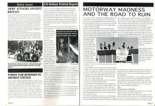 TRIBAL MESSENGER FREEDOM FESTIVALS & EVENTS - two issues (Bristol: 1990 & 1993) + FESTIVAL EYE - four issues (London: 1995-1998).