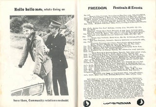 TRIBAL MESSENGER FREEDOM FESTIVALS & EVENTS - two issues (Bristol: 1990 & 1993) + FESTIVAL EYE - four issues (London: 1995-1998).