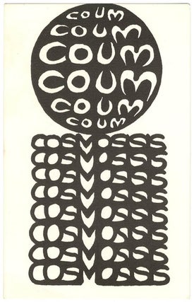 Item #40307 Cosmosis card. COUM