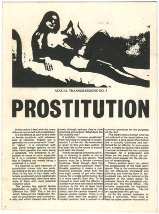 Item #40312 Sexual Transgressions No. 5. COUM