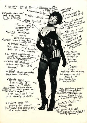 A group of press, publicity and promotional items from exhibitions and performances by Annie Sprinkle, c. 1985-2001, some of them signed or inscribed by her.