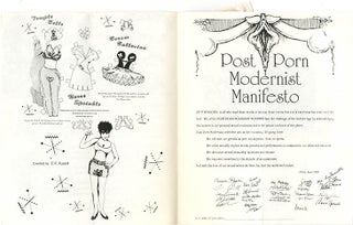A group of items relating to “Post Porn Modernist”, a one-woman show written and performed by Annie Sprinkle, originally directed by Emilio Cubiero and later by Willem de Ridder, some of them signed or inscribed by her, c. 1989-1992.