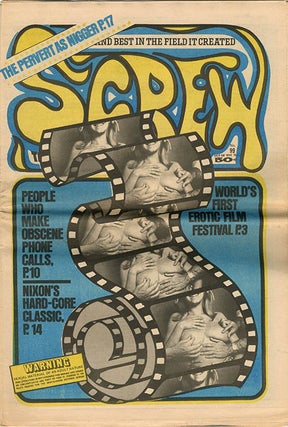 A group of eleven underground magazines and sex newspapers featuring news, articles, reviews and interviews relating to Suck, its contributors and/or the two Wet Dream Film Festivals it organised (1969-1973).