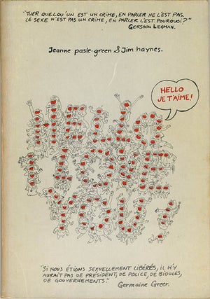 Item #40342 Hello, Je T’Aime! Un choeur de voix mises par écrit par Jeanne Pasle-Green et Jim...