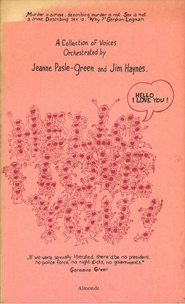 Item #40343 Hello, I Love You! A Collection of Voices Orchestrated by Jeanne Pasle-Green and Jim...
