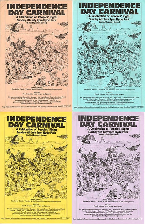 Item #40382 INDEPENDENCE DAY CARNIVAL/OZ OBSCENITY TRIAL.