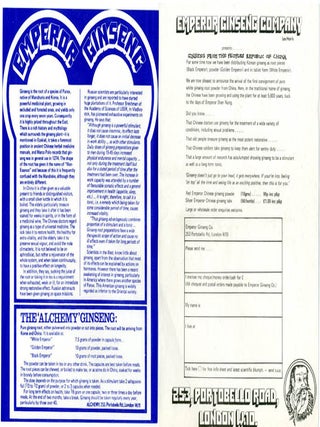 Bruce - The Mail Order King. First Catalogue - From the Team that Brought You Oz Mail Order (Harrow, Middlesex: Summer 1973).