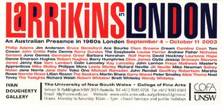 LARRIKINS IN LONDON: AN AUSTRALIAN PRESENCE IN 1960s LONDON.