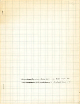 Item #40407 Four Book. Vito Hannibal ACCONCI