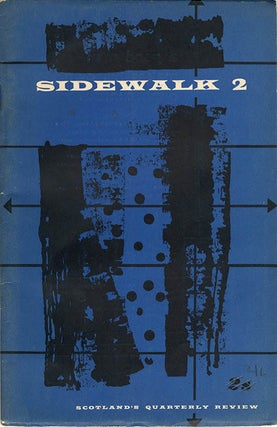 Item #40413 SIDEWALK #2 (Edinburgh: 1960). William S. BURROUGHS, contributes