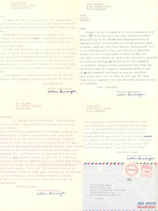 A collection of correspondence with booksellers Henry W. Wenning, Ulysses Grant Roman and James Roman, c. July 1961-December 1965, together with the landmark book catalogue, The &lsquo;Outsiders&rsquo;, published by Roman Books of Fort Lauderdale, Florida.