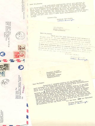 A collection of correspondence with booksellers Henry W. Wenning, Ulysses Grant Roman and James Roman, c. July 1961-December 1965, together with the landmark book catalogue, The &lsquo;Outsiders&rsquo;, published by Roman Books of Fort Lauderdale, Florida.