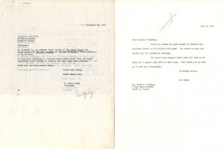 A collection of correspondence with booksellers Henry W. Wenning, Ulysses Grant Roman and James Roman, c. July 1961-December 1965, together with the landmark book catalogue, The ‘Outsiders’, published by Roman Books of Fort Lauderdale, Florida.