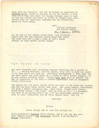 THE FLOATING BEAR #5 (NY: The Floating Bear, 1961).