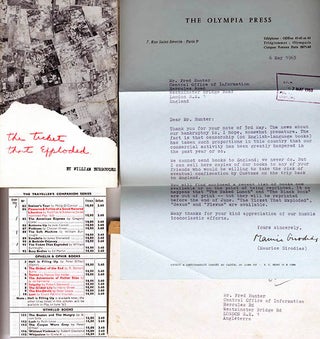 Item #40421 The Ticket That Exploded. William S. BURROUGHS