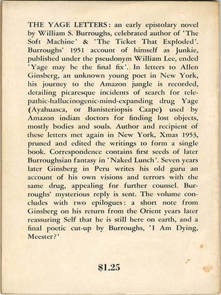 The Yage Letters.