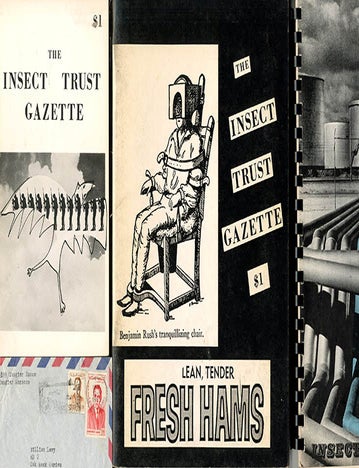 THE INSECT TRUST GAZETTE #1-3 (all published) + TLS from Ira Cohen. William S. BURROUGHS, Brion GYSIN, contribute.