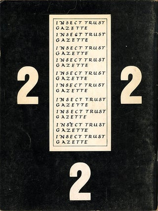 THE INSECT TRUST GAZETTE #1-3 (all published) + TLS from Ira Cohen.