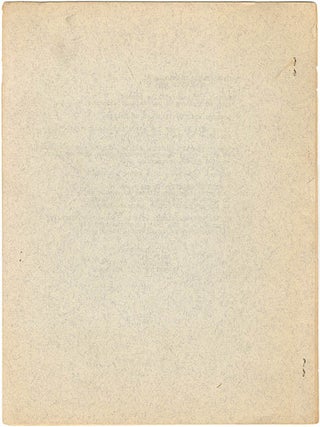 A Catalogue of manuscripts, holographs, literary relics, tape recordings, drawings, books, magazines, broadsides, tractata, ejaculata, drek, & other effluvia of the literary divinity.