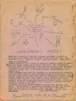 FUCK YOU/A MAGAZINE OF THE ARTS Vol. 5, No. 7 (NY: August 1964).