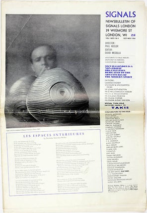 Item #40442 SIGNALS #3 & 4 (London: Centre for Advanced Creative Study, October-November,...