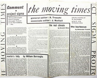 Item #40450 THE MOVING TIMES (London: Project Sigma, 1965). William S. BURROUGHS, contributes