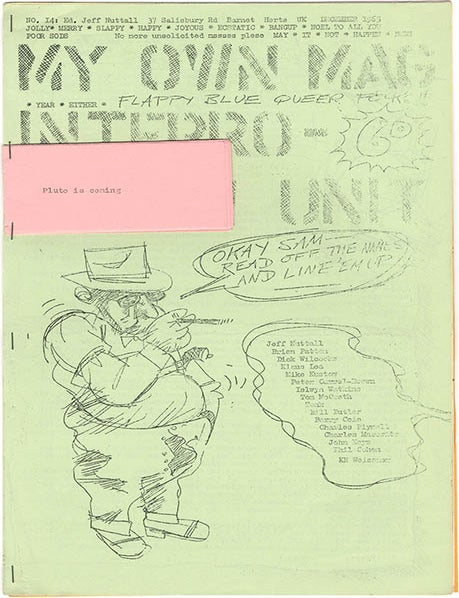 Item #40458 MY OWN MAG #14 (Barnet, Herts.: December 1965). William S. BURROUGHS, contributes.
