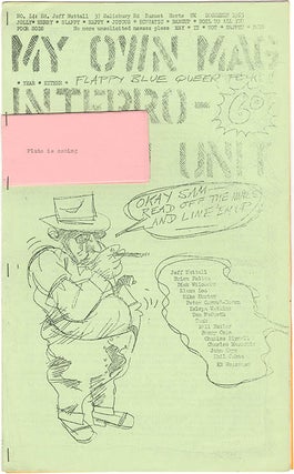 Item #40458 MY OWN MAG #14 (Barnet, Herts.: December 1965). William S. BURROUGHS, contributes