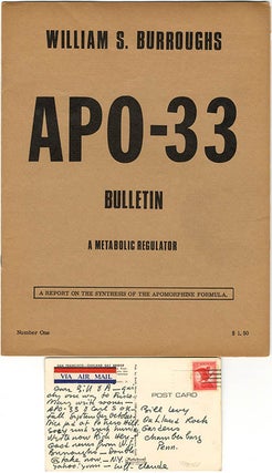 Item #40459 APO-33: Bulletin, A Metabolic Regulator. William S. BURROUGHS