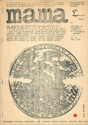Item #40462 MAMA #16 (Munich: March 1966). William S. BURROUGHS, contributes