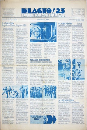 Item #40483 KLACTO/23 INTERNATIONAL (Frankfurt: Nova Press, Sept. 17, 1899, ie. 1969). William S....