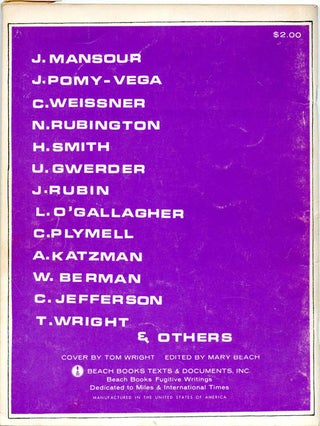 FRUIT CUP #0 (NY: Beach Books, 1969).